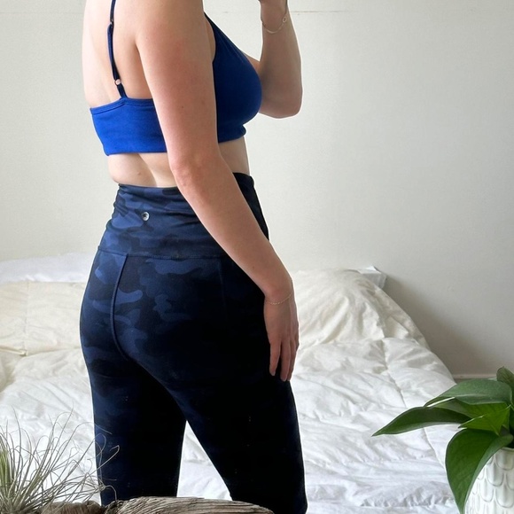 Navy blue camo leggings - Picture 4 of 6